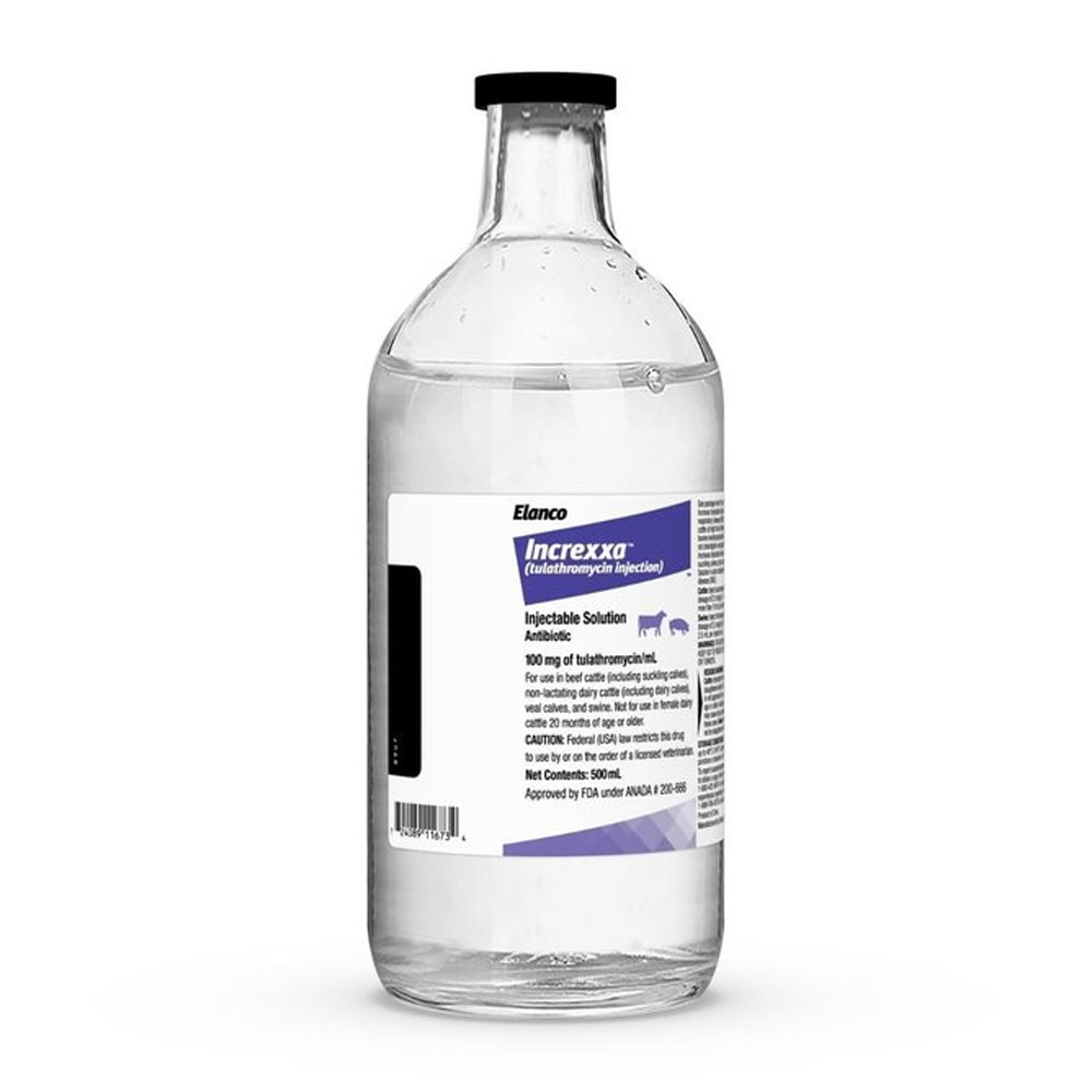 Increxxa (Tulathromycin) Injectable Solution - Respiratory Protection for Livestock