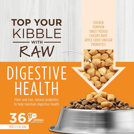Instinct Raw Boost Mixers Digestive Health Freeze Dried Meal Topper for Cats (5.5 oz) - 0