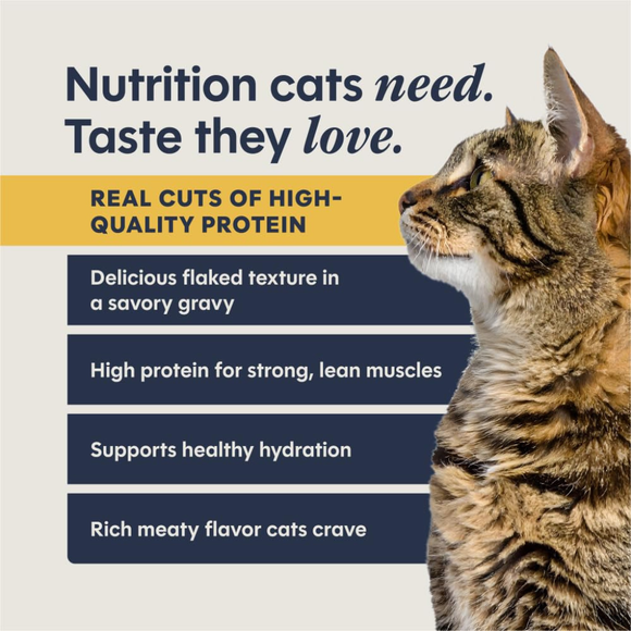 Instinct Flaked Grain Free Real Duck Entree in Gravy Wet Cat Food (2.64 oz split cup x 12 pack) - Cat Food 5