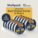 Instinct Flaked Grain Free Real Duck Entree in Gravy Wet Cat Food (2.64 oz split cup x 12 pack) - Cat Food 2