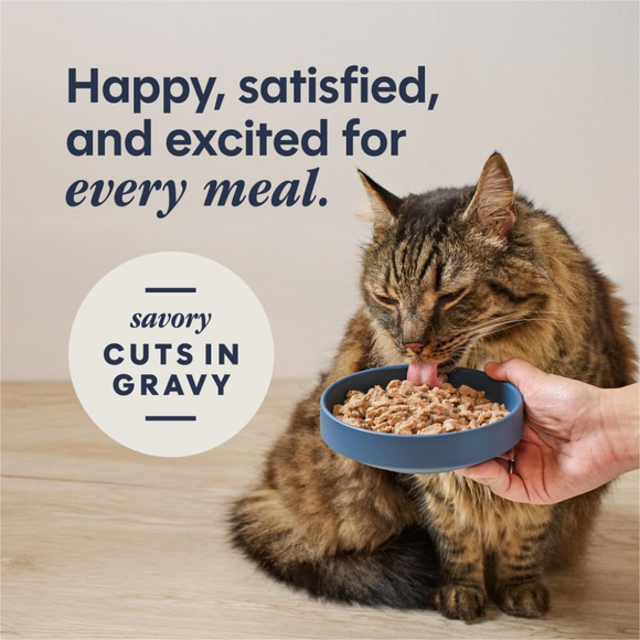 Instinct Flaked Grain Free Real Duck Entree in Gravy Wet Cat Food (2.64 oz split cup x 12 pack) - Cat Food 7