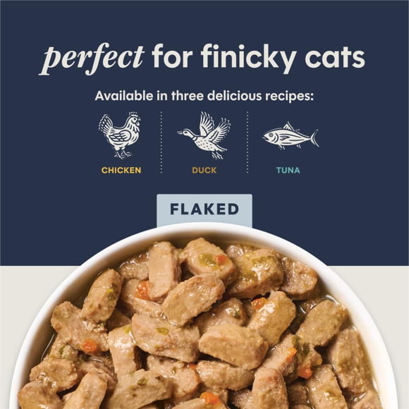 Instinct Flaked Grain Free Real Duck Entree in Gravy Wet Cat Food (2.64 oz split cup x 12 pack) - Cat Food 6