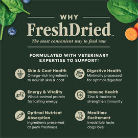 Instinct Fresh Dried Meal Blends Freeze-Dried Cage-Free Chicken & Supergreens Recipe for Dogs - Dog Treats 2