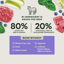 Instinct Fresh Dried Meal Blends Freeze-Dried Grass-Fed Beef & Orchard Blend Recipe for Dogs - Dog Treats 5