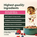 Instinct Fresh Dried Meal Blends Freeze-Dried Grass-Fed Beef & Wild Berry Recipe for Dogs - Dog Treats 4