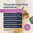 Instinct Fresh Dried Patés Freeze-Dried Raw Rabbit Entrée for Cats - Cat Food 2