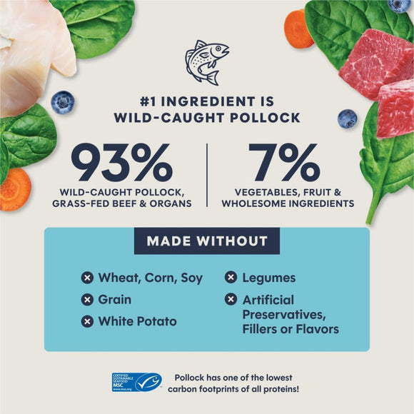 Instinct Fresh Dried Patés Freeze-Dried Raw Surf & Turf Entrée for Cats - Cat Food 5