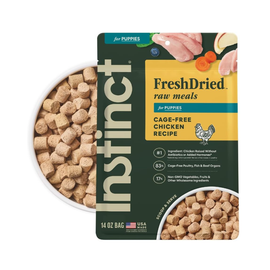 Instinct Fresh Dried Raw Meal Blends Freeze-Dried Cage-Free Chicken Recipe for Puppies - 14 oz - Dog Treats 1