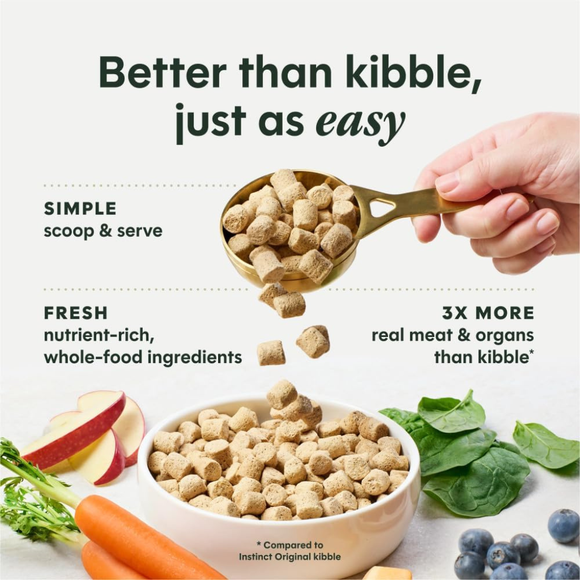 Instinct Fresh Dried Raw Meal Blends Freeze-Dried Grass-Fed Beef Recipe for Dogs - Dog Treats 2