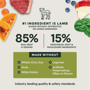 Instinct Fresh Dried Raw Meal Blends Freeze-Dried Grass-Fed Lamb Recipe for Dogs - Dog Treats 5