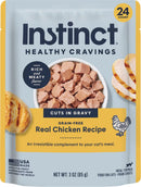 Instinct Grain-Free Healthy Cravings Savory Gravy Wet Cat Food 3-oz case of 24 - Chicken - Cat Food 1