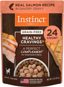Instinct Grain-Free Healthy Cravings Savory Gravy Wet Dog Food 3-oz case of 24 - Salmon - Dog Food 4
