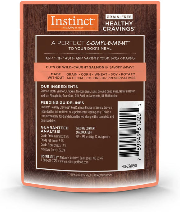 Instinct Grain-Free Healthy Cravings Savory Gravy Wet Dog Food 3-oz case of 24 - Dog Food 26