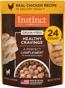 Instinct Grain-Free Healthy Cravings Savory Gravy Wet Dog Food 3-oz case of 24 - Chicken - Dog Food 2