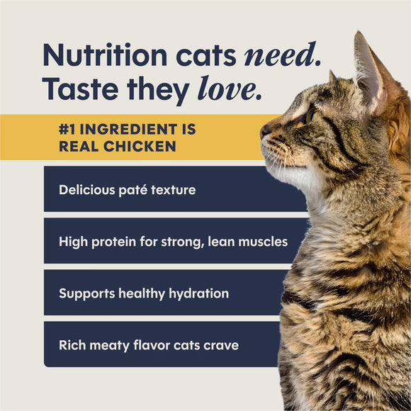 Instinct Pate Grain-Free Entree Wet Cat Food 2.64-oz case of 12 - Cat Food 6