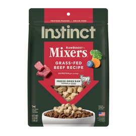 Instinct Raw Boost Mixers Freeze-Dried Raw Beef Meal Topper for Dogs - 14 oz - Dog Treats 1
