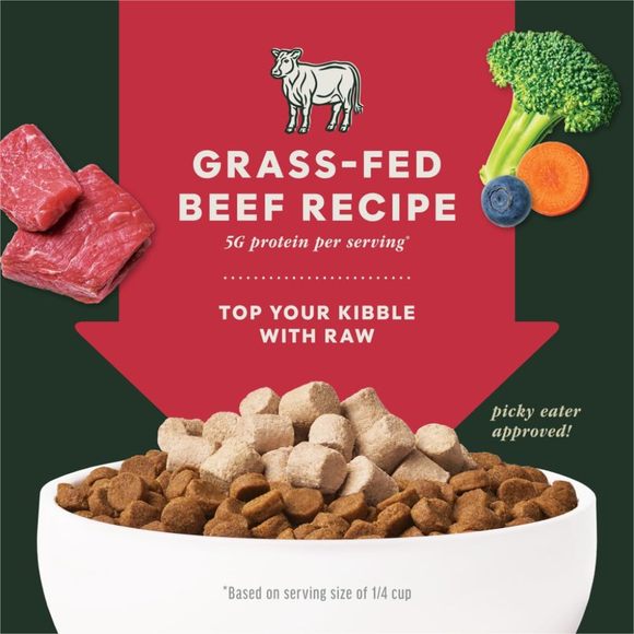 Instinct Raw Boost Mixers Freeze-Dried Raw Beef Meal Topper for Dogs - Dog Treats 4