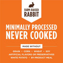 Instinct Raw Boost Mixers Freeze-Dried Raw Rabbit Meal Topper for Cats (6 oz) - Cat Treats 6