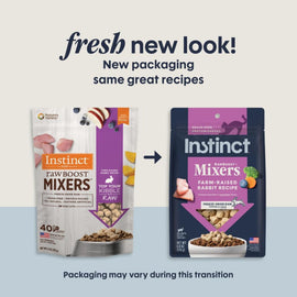 Instinct Raw Boost Mixers Freeze-Dried Raw Rabbit Meal Topper for Cats (6 oz) - Cat Treats 2