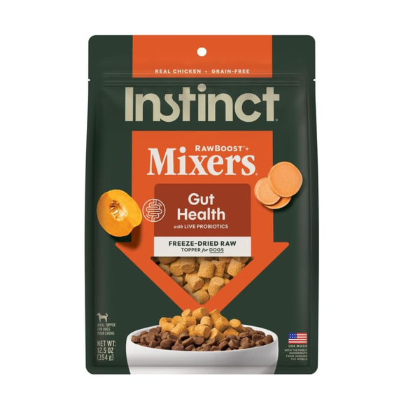 Instinct Raw Boost Mixers Gut Health Freeze Dried Meal Topper for Dogs - 12.5 oz - Dog Treats 10