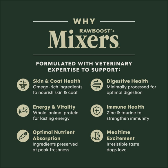 Instinct Raw Boost Mixers Multivitamin Freeze Dried Meal Topper for Adult Dogs - Dog Treats 4
