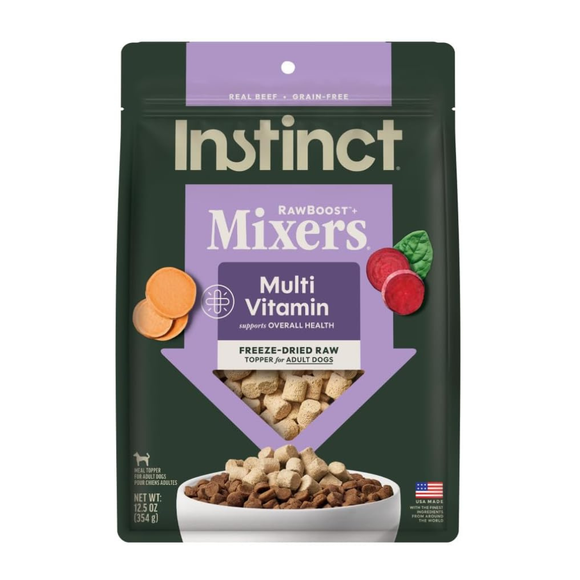 Instinct Raw Boost Mixers Multivitamin Freeze Dried Meal Topper for Adult Dogs - 12.5 oz - Dog Treats 11