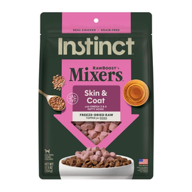 Instinct Raw Boost Mixers Skin & Coat Health Freeze Dried Meal Topper for Dogs - 12.5 oz - Dog Treats 1
