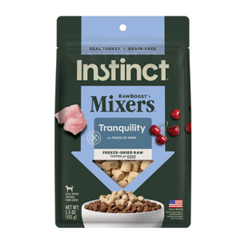 Instinct Raw Boost Mixers Tranquility Freeze Dried Meal Topper for Dogs (5.5 oz) - Dog Treats 1