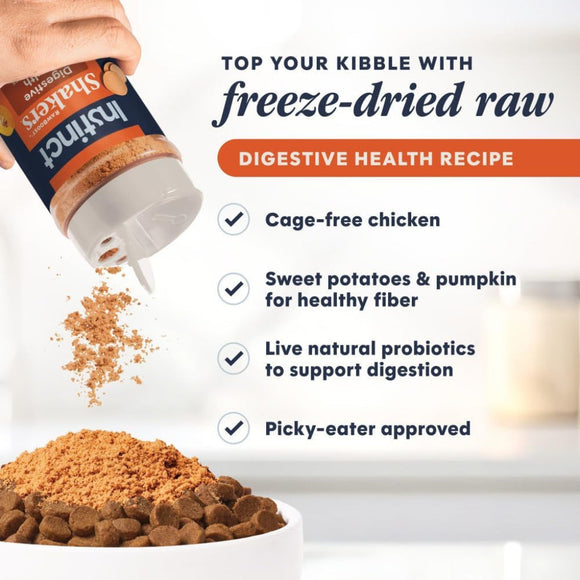 Instinct Raw Boost Shakers Freeze Dried Healthy Digestion Meal Topper for Cats (5.5 oz) - Cat Treats 2