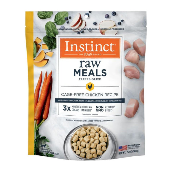 Instinct Raw Meals Grain-Free Chicken Freeze-Dried Cat Food - 25 oz - Cat Food 10