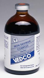 Iron Dextran-100 Injection (100mL) (Manufacturer may vary) - Pet Vitamins & Supplements 1