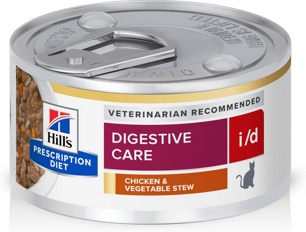 Hill's Prescription Diet i/d Digestive Care Chicken & Vegetable Stew Canned Cat Food