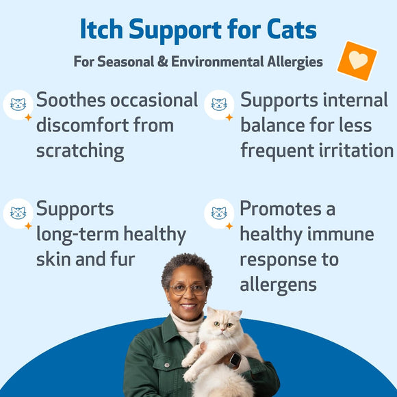 Itch Support Gold - For Allergy-Related Itch in Cats - Cat Supplements & Vitamins 4