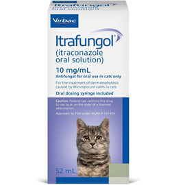 Itrafungol (Itraconazole) Oral Solution for Cats 10 mg/mL (52 mL)