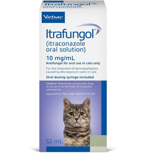 Itrafungol (Itraconazole) Oral Solution for Cats 10 mg/mL (52 mL)