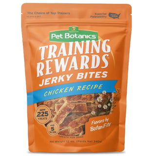 Pet Botanics Training Rewards Jerky Bites Chicken Recipe Dog Treats (12 oz)