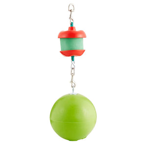 Jolly Stall Snack w/ Apple Ball Toy & Treat For Horse