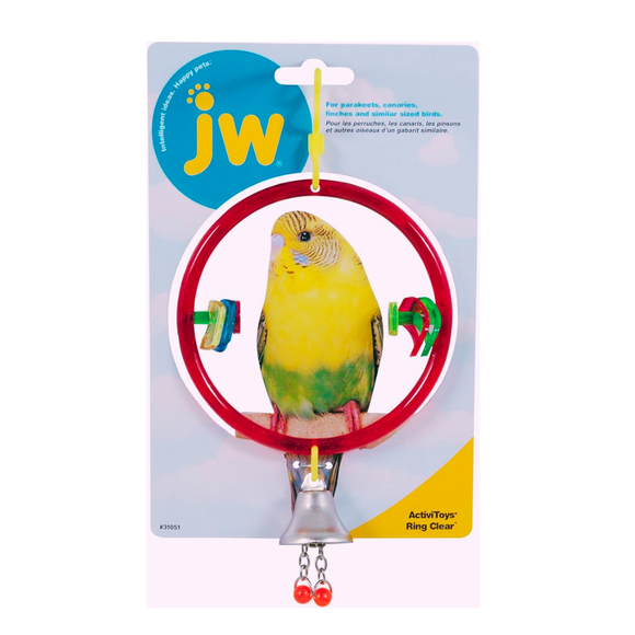 Jw Rings JW Pet ActiviToys Ring Clear Toy for Small to Medium Birds