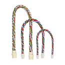 JW Pet Multi-Color Flexible Comfy Rope Bird Cage Perch - All Sizes