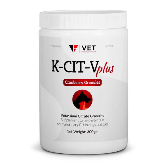 K-CIT-V Plus Cranberry Granules for Dogs and Cats 300g - Pet Vitamins & Supplements 1