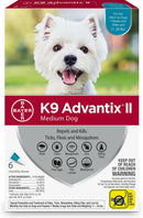 K9 Advantix II for Medium Dogs (11-20 lbs) Teal Box