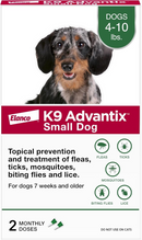 K9 Advantix Topical Flea Tick & Mosquito Prevention for Dogs - 4-10 lbs (2 doses) - Pet Flea & Tick Control 8