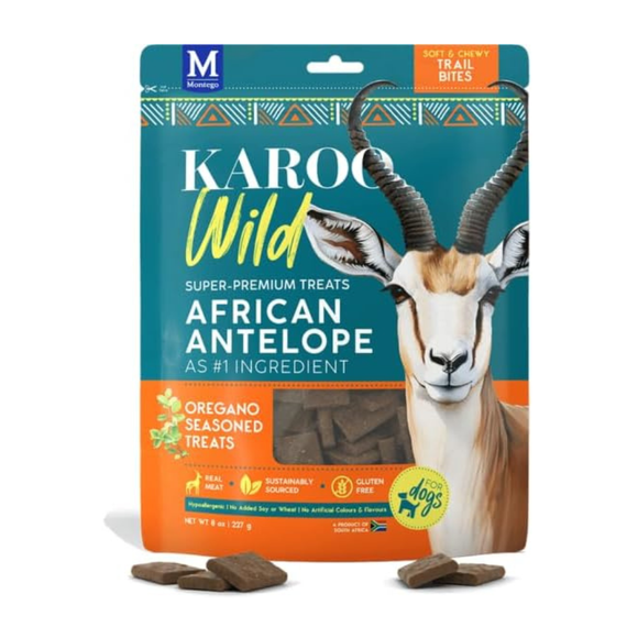 Karoo Wild Treats for Dogs - Oregano Seasoned / Trail Bites - 8oz - Dog Treats 15