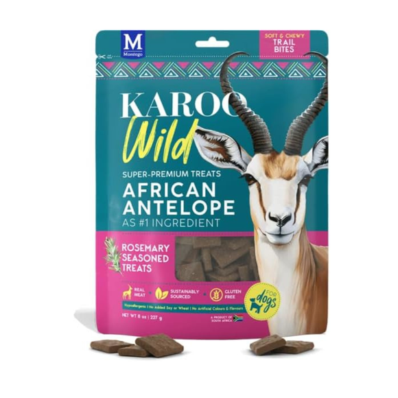 Karoo Wild Treats for Dogs - Rosemary Seasoned / Trail Bites - 8oz - Dog Treats 19