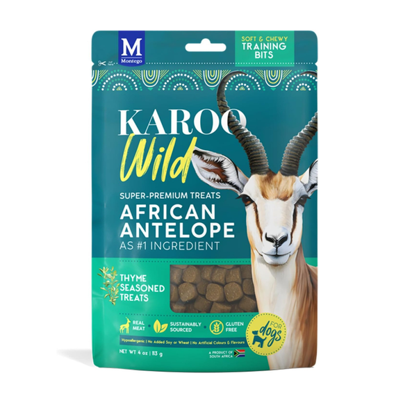 Karoo Wild Treats for Dogs - Thyme Seasoned / Training Bits - 4oz - Dog Treats 34