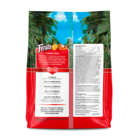 Kaytee Fiesta Conure Bird Food (4.5 lb) - Bird Food 11