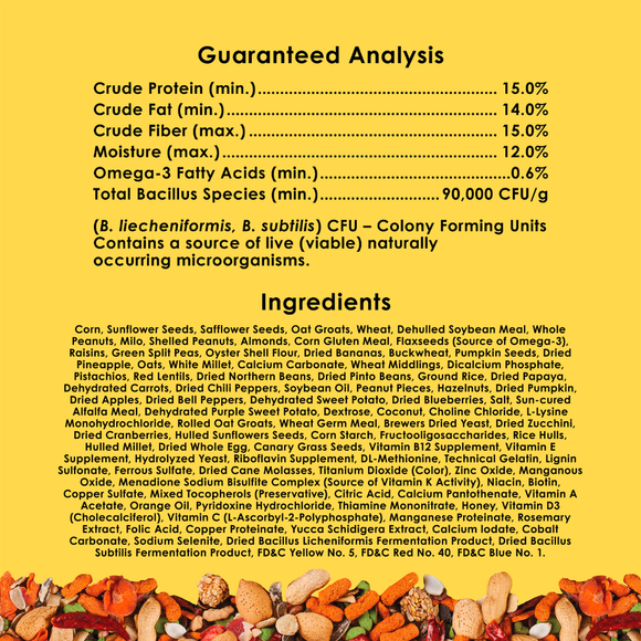 Kaytee Fiesta Parrot Bird Food - Bird Food 5