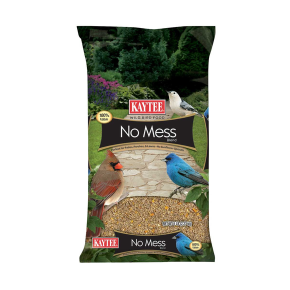 Kaytee No Mess Waste Free Blend Wild Bird Food - 5 lb - Bird Food 4