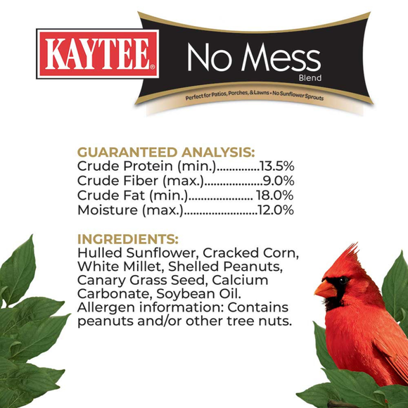 Kaytee No Mess Waste Free Blend Wild Bird Food - Bird Food 6