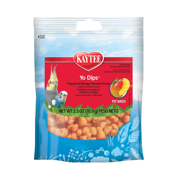 Kaytee Yo Dips Papaya & Mango Flavored Bird Treats (2.5 oz) - Bird Treats 1